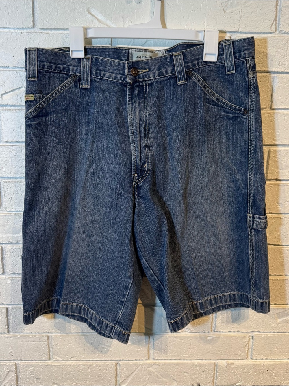 Levi Strauss Denim Carpenter Blue Jean Shorts Men’s 36